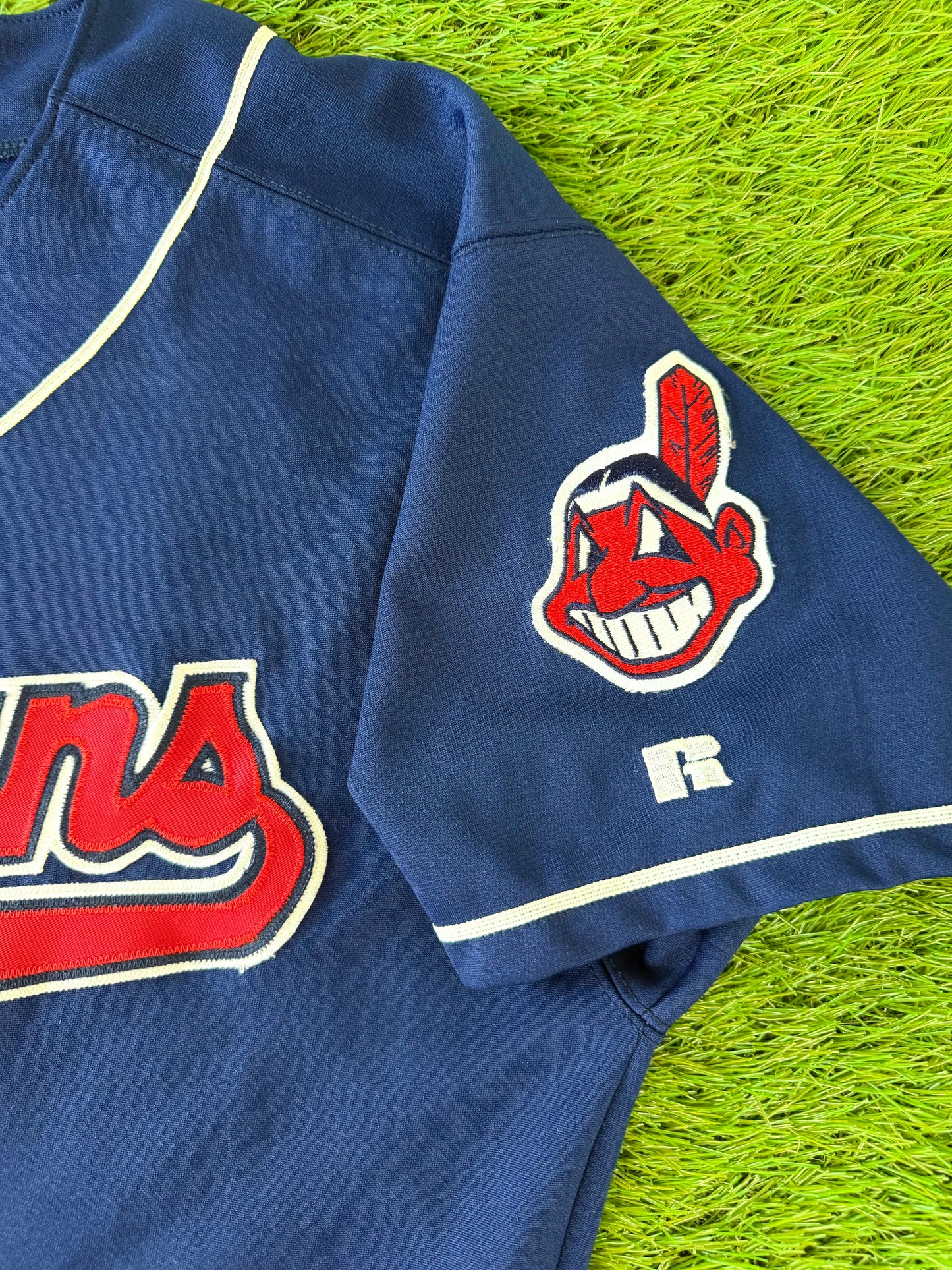 Cleveland Indians Sandy Alomar 2000 MLB Baseball Jersey (48/XL)