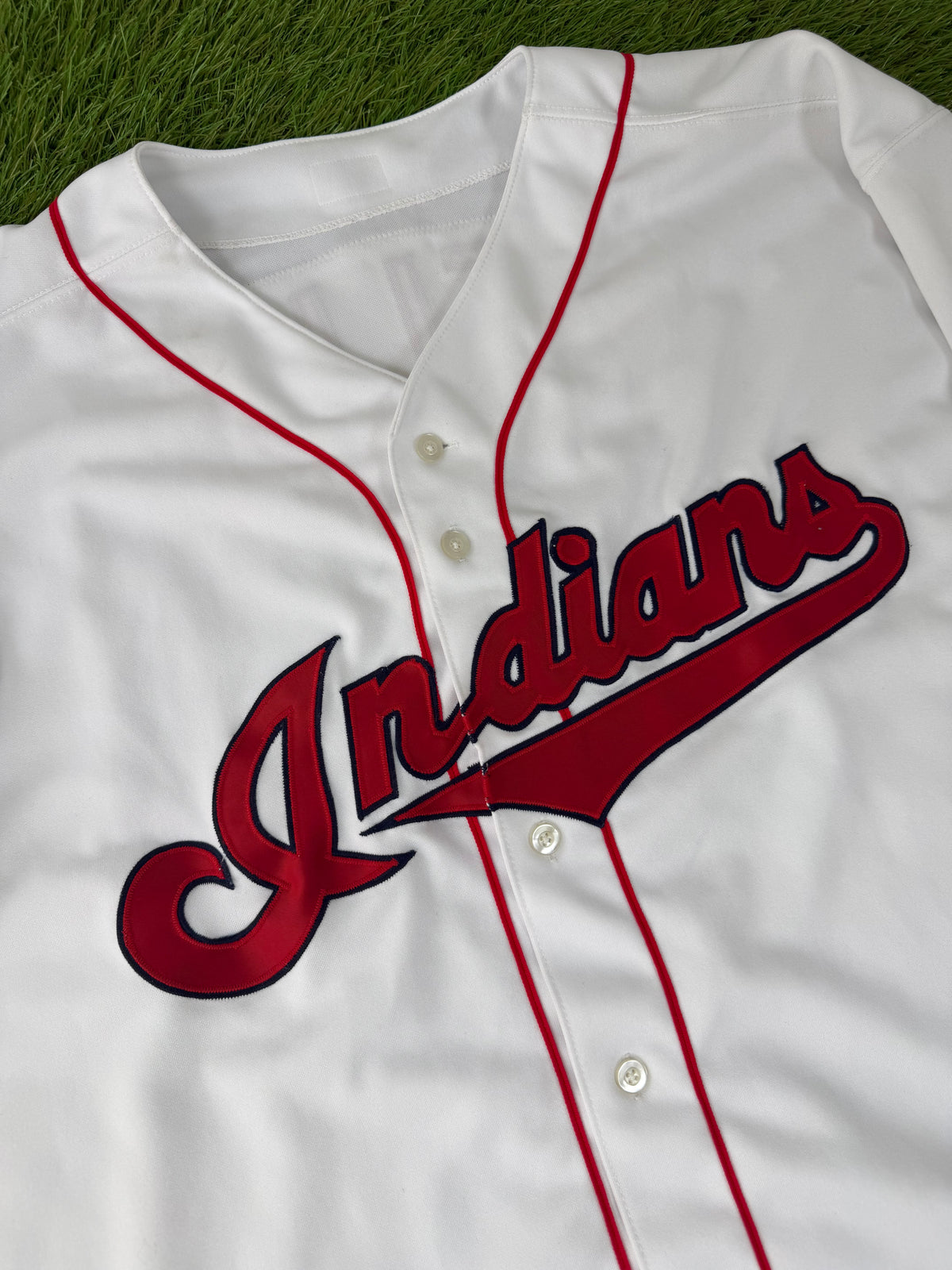 Cleveland Indians Albert Belle 1994 World Series MLB Baseball Jersey (54/XXL)