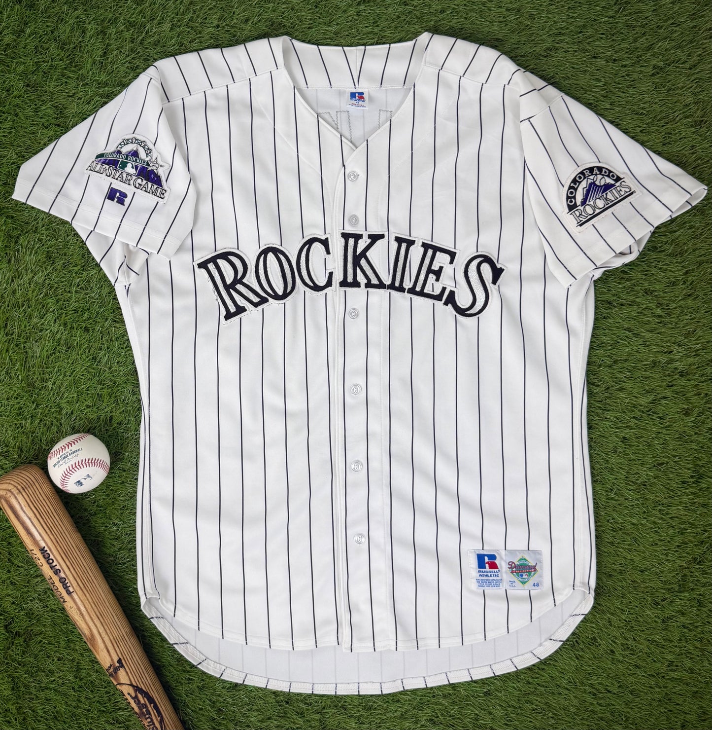 Colorado Rockies Larry Walker 1998 MLB Baseball Jersey (48/XL)
