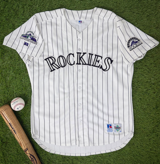 Colorado Rockies Larry Walker 1998 MLB Baseball Jersey (48/XL)