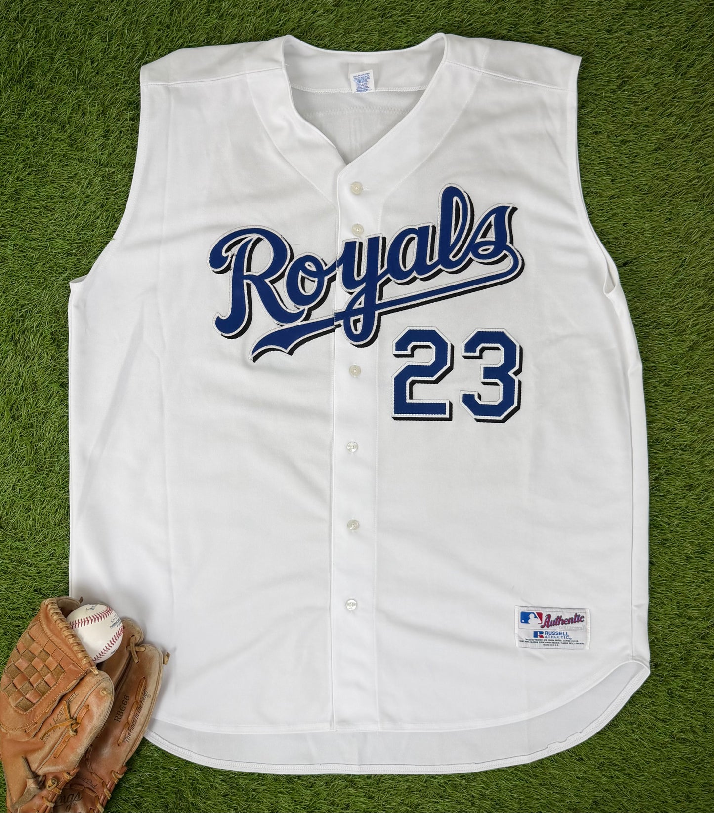 Kansas City Royals Zack Greinke 2004 Home Alternate Vest MLB Baseball Jersey (56/XXXL)