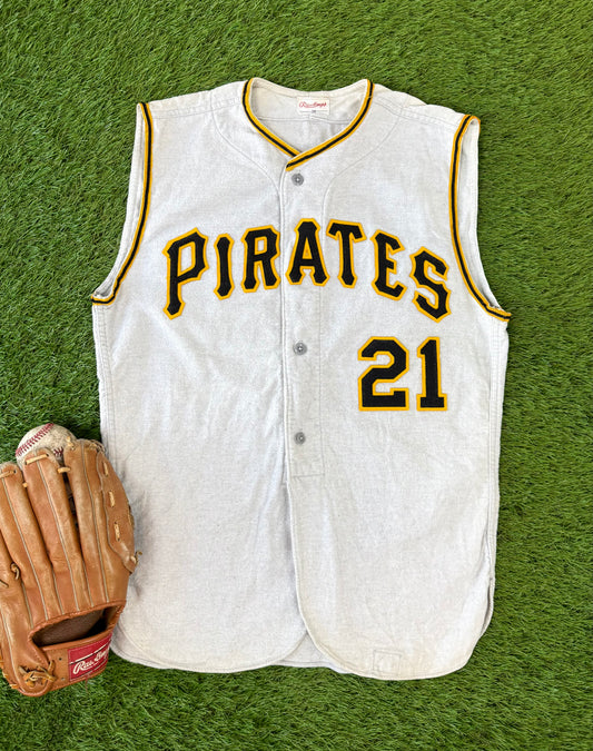 Pittsburgh Pirates Roberto Clemente 1962-1963 MLB Baseball Jersey (38/Medium)