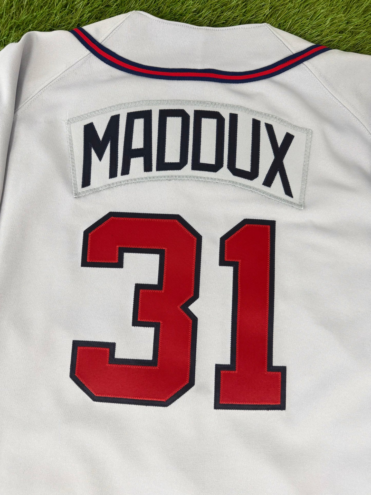 Atlanta Braves Greg Maddux 1994 World Series MLB Baseball Jersey (52/XXL)