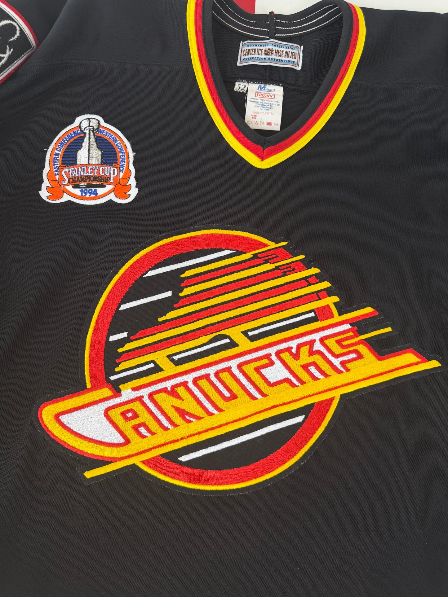 Vancouver Canucks Pavel Bure 1994 Stanley Cup Finals NHL Hockey Jersey (52/XL)