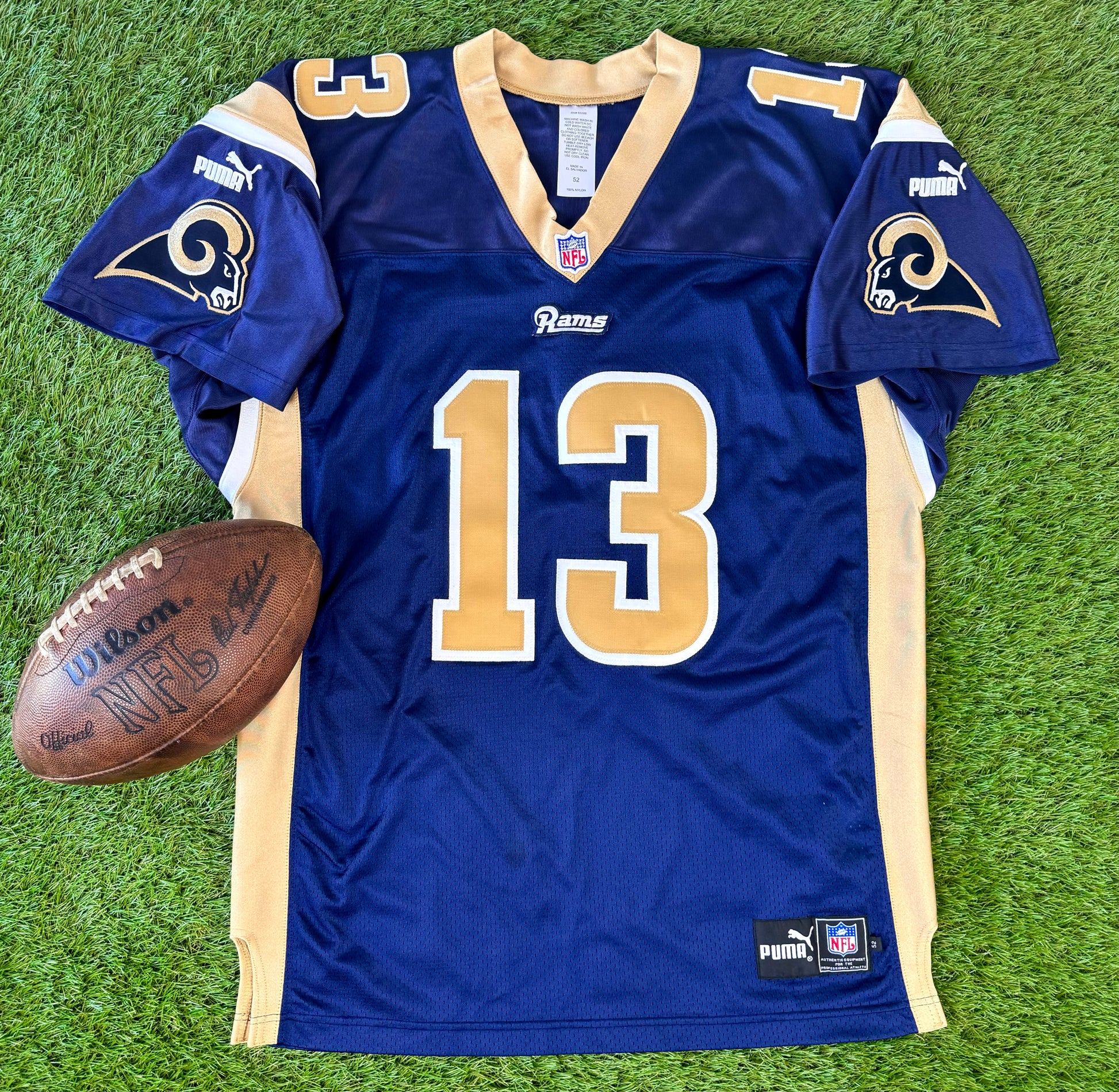 St. Louis Rams 2000 Kurt Warner NFL Football Jersey 52 XXL