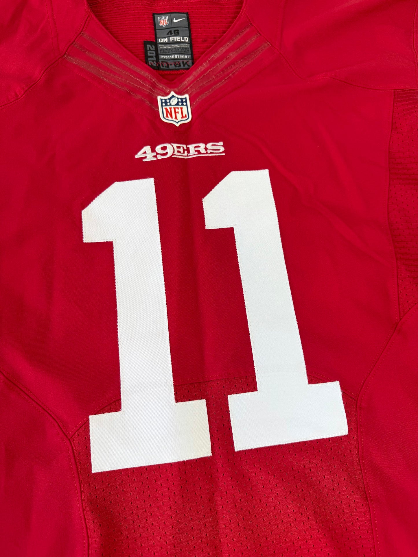 San Francisco 49ers Alex Smith 2012 NFL Football Jersey (46/Large)