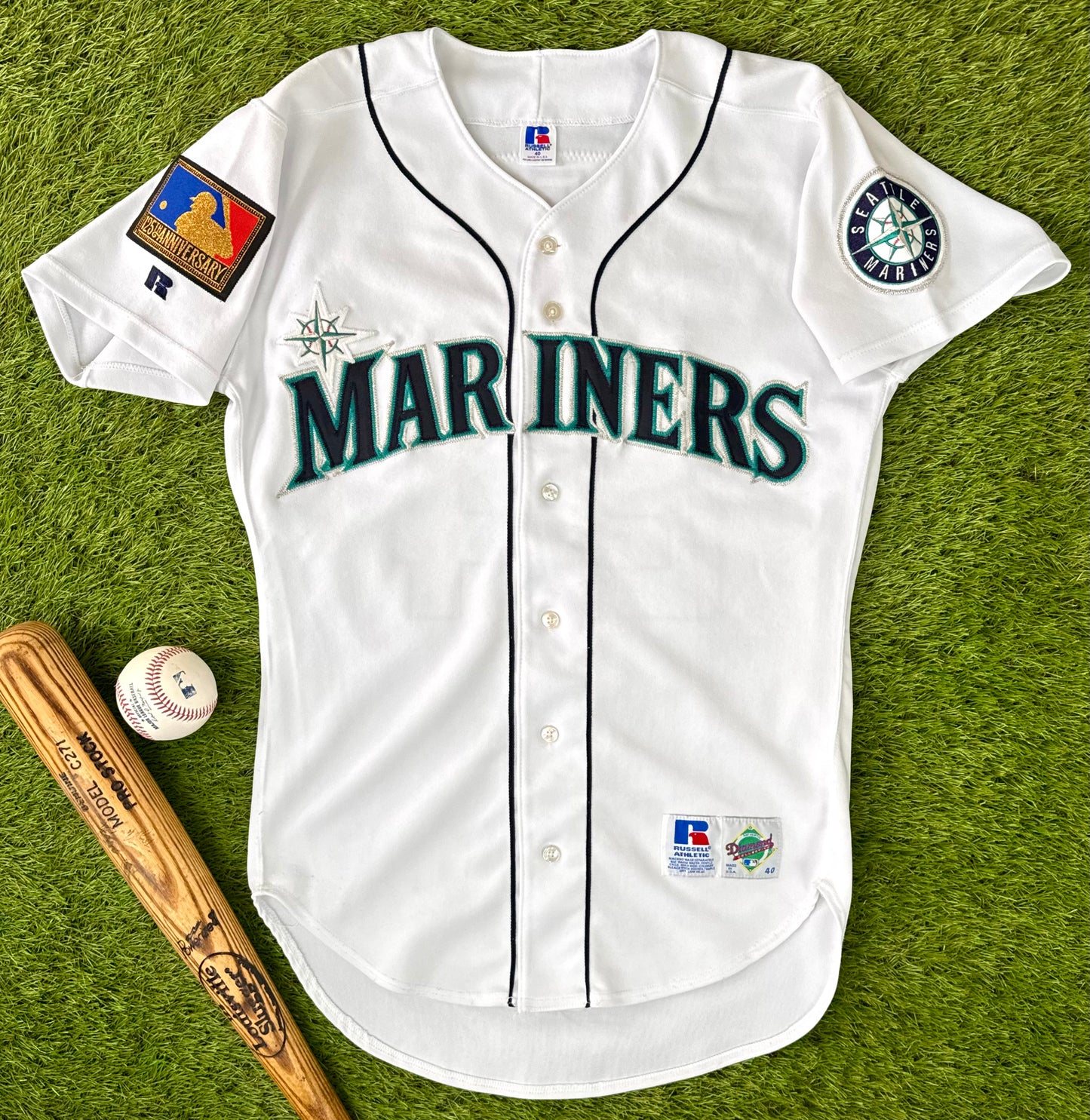 Seattle Mariners 1994 Ken Griffey Jr. MLB Baseball Jersey (40/Medium)