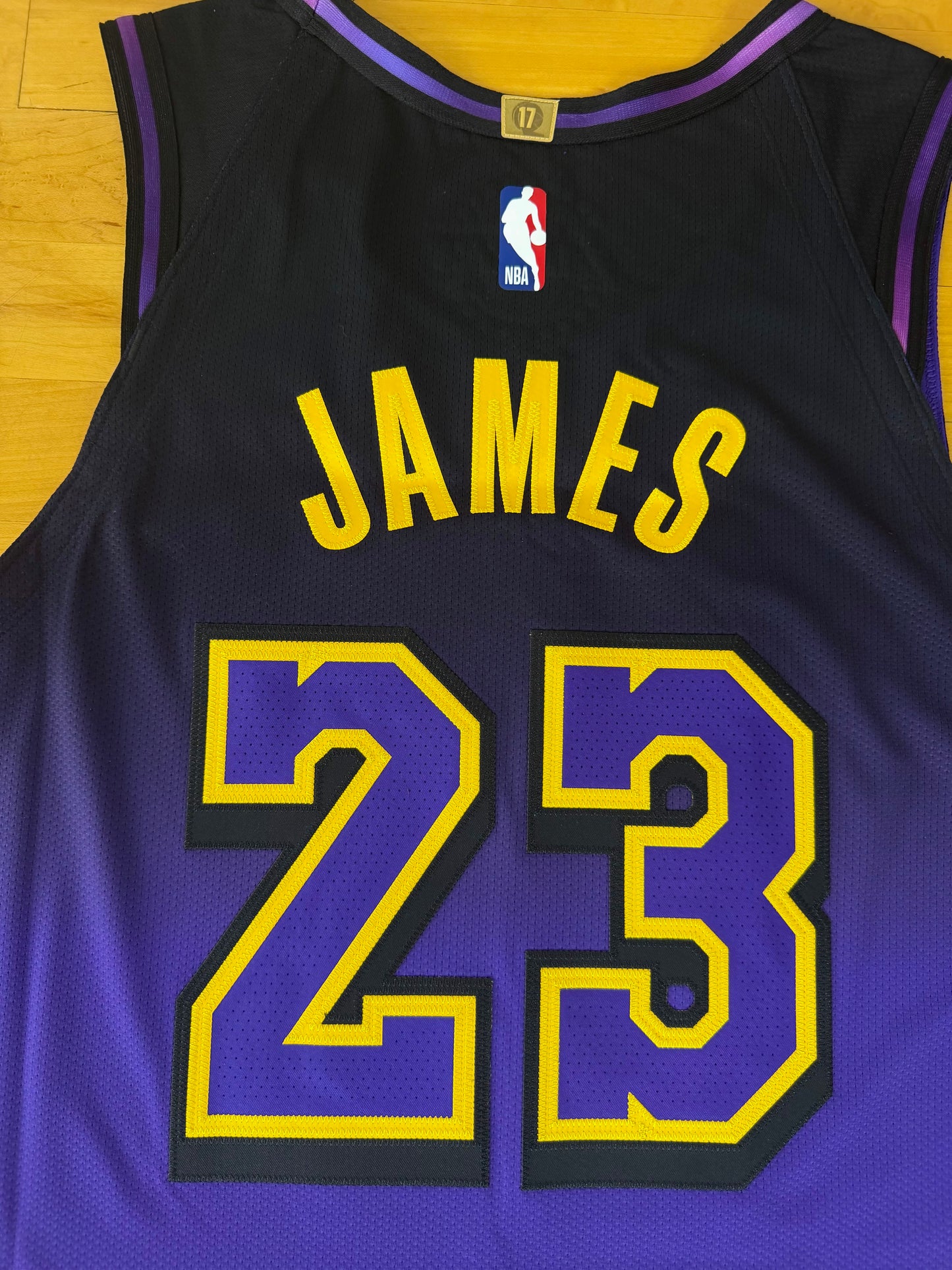 Los Angeles Lakers LeBron James 2024-2025 City Edition NBA Basketball Jersey (48/Large)