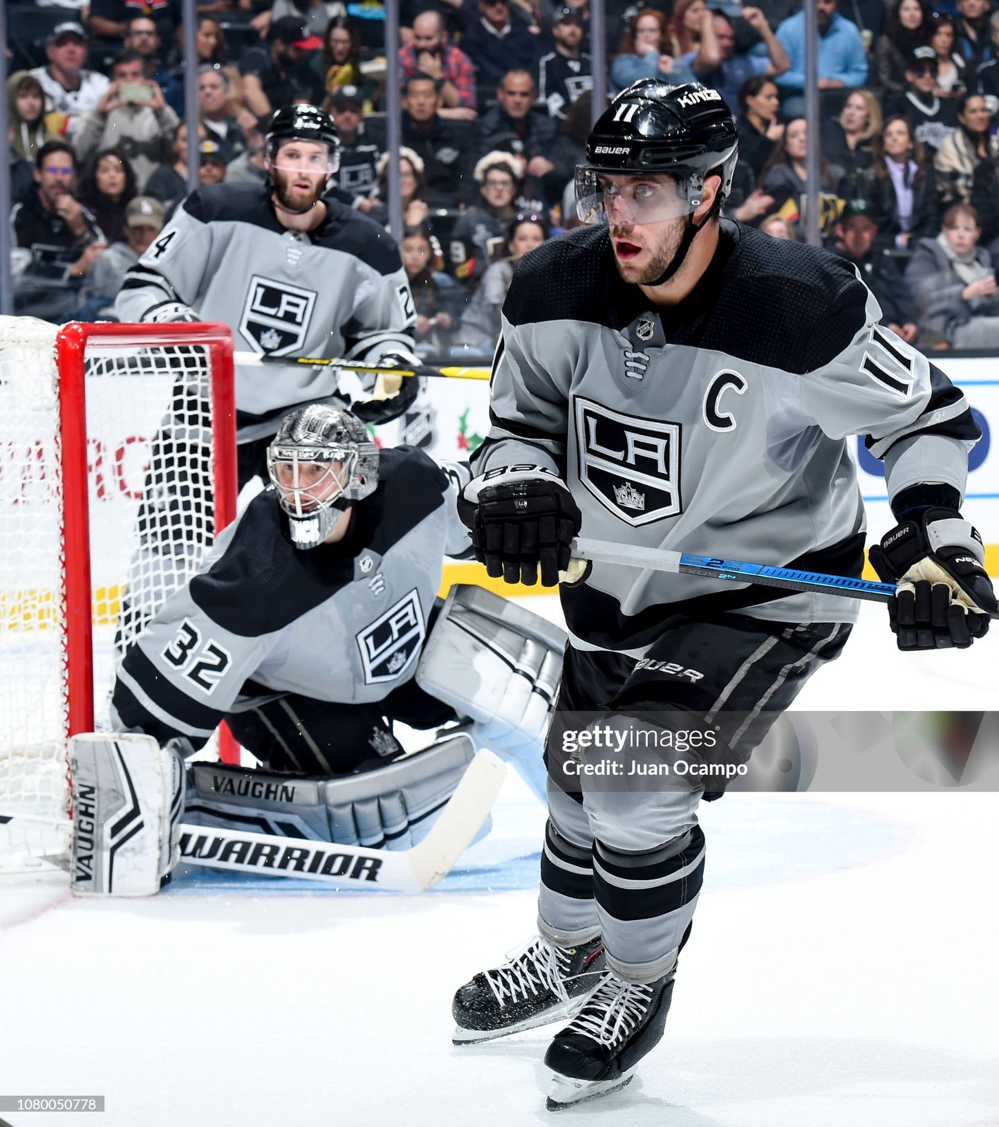 Los Angeles Kings Anze Kopitar 2018-2021 Alternate NHL Hockey Jersey (56/XXL)