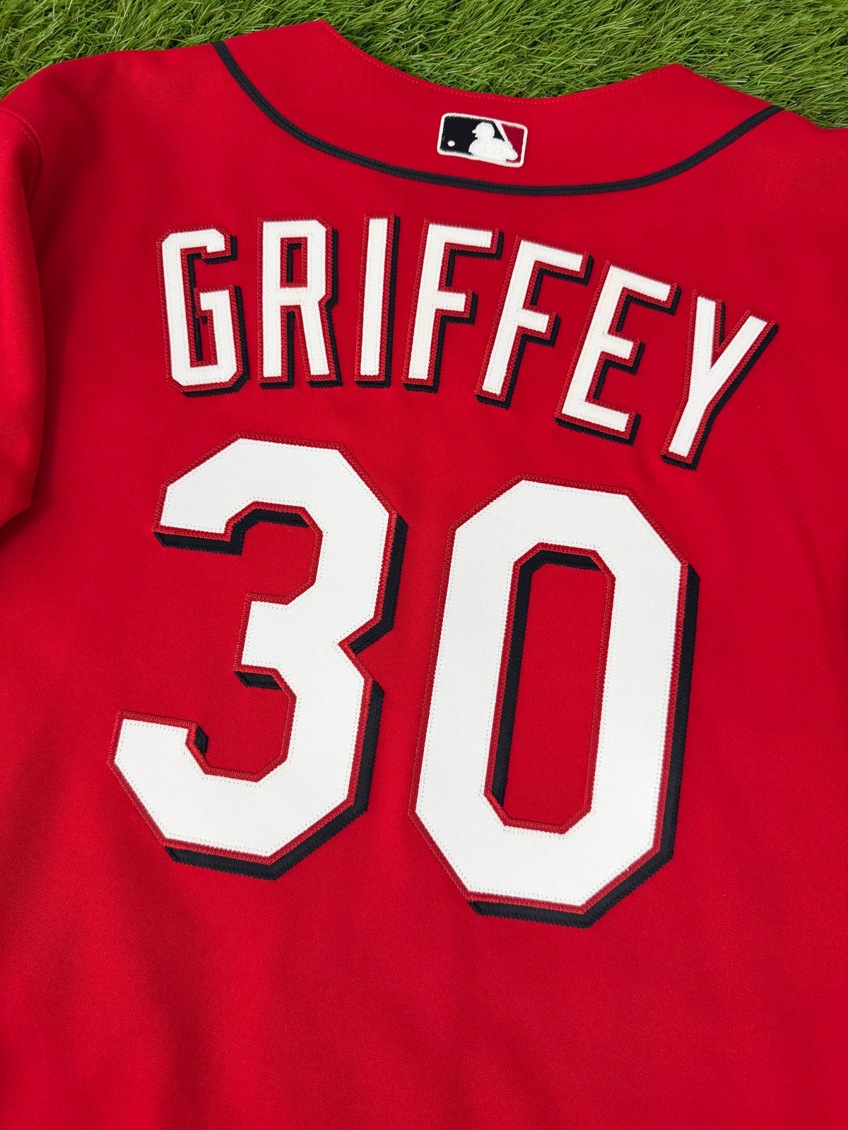 Ken Griffey Jr Cincinnati Reds 2005 Alternate MLB Baseball Jersey (44/Large)