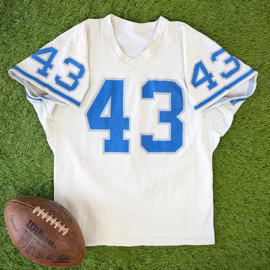 Detroit Lions Jerry Holmes Game Worn Jersey 1988-1989 NFL Football Jersey (40/Medium)