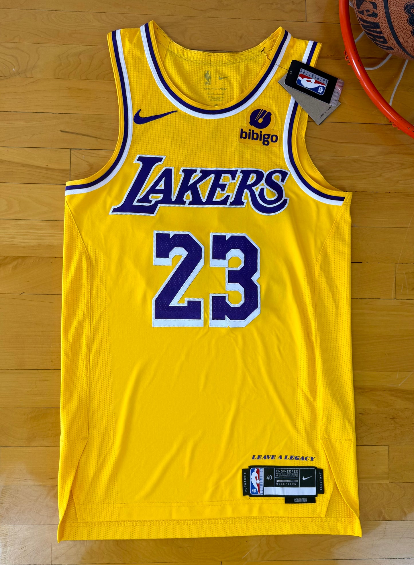 LA Lakers LeBron James 2023-Present NBA Basketball Jersey (40/Small)
