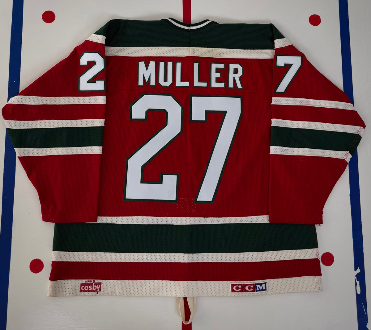 New Jersey Devils Kirk Muller 1984-1985 NHL Hockey Jersey (56/XXXL)