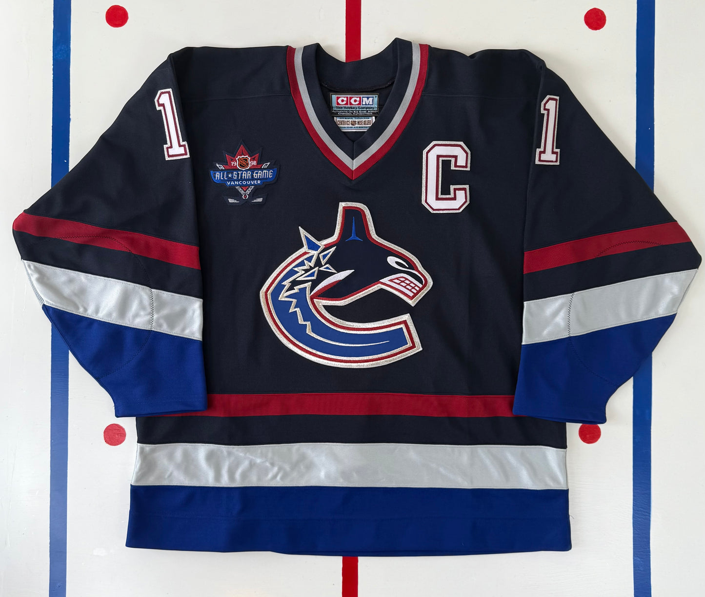 Vancouver Canucks Mark Messier 1997-1998 NHL Hockey Jersey (54/XXL)