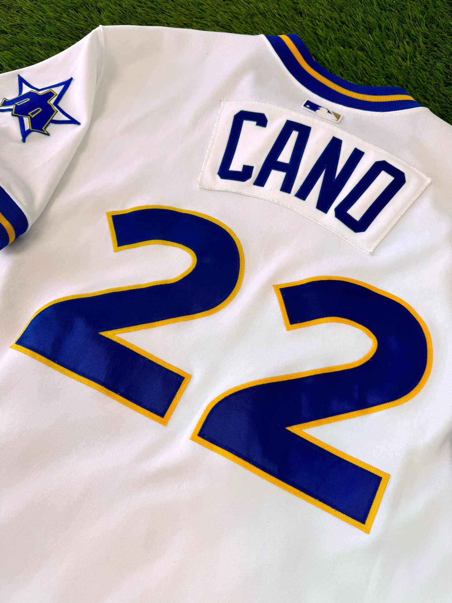 Seattle Mariners Robinson Cano 2014 Throwback MLB Baseball Jersey (48/XL)