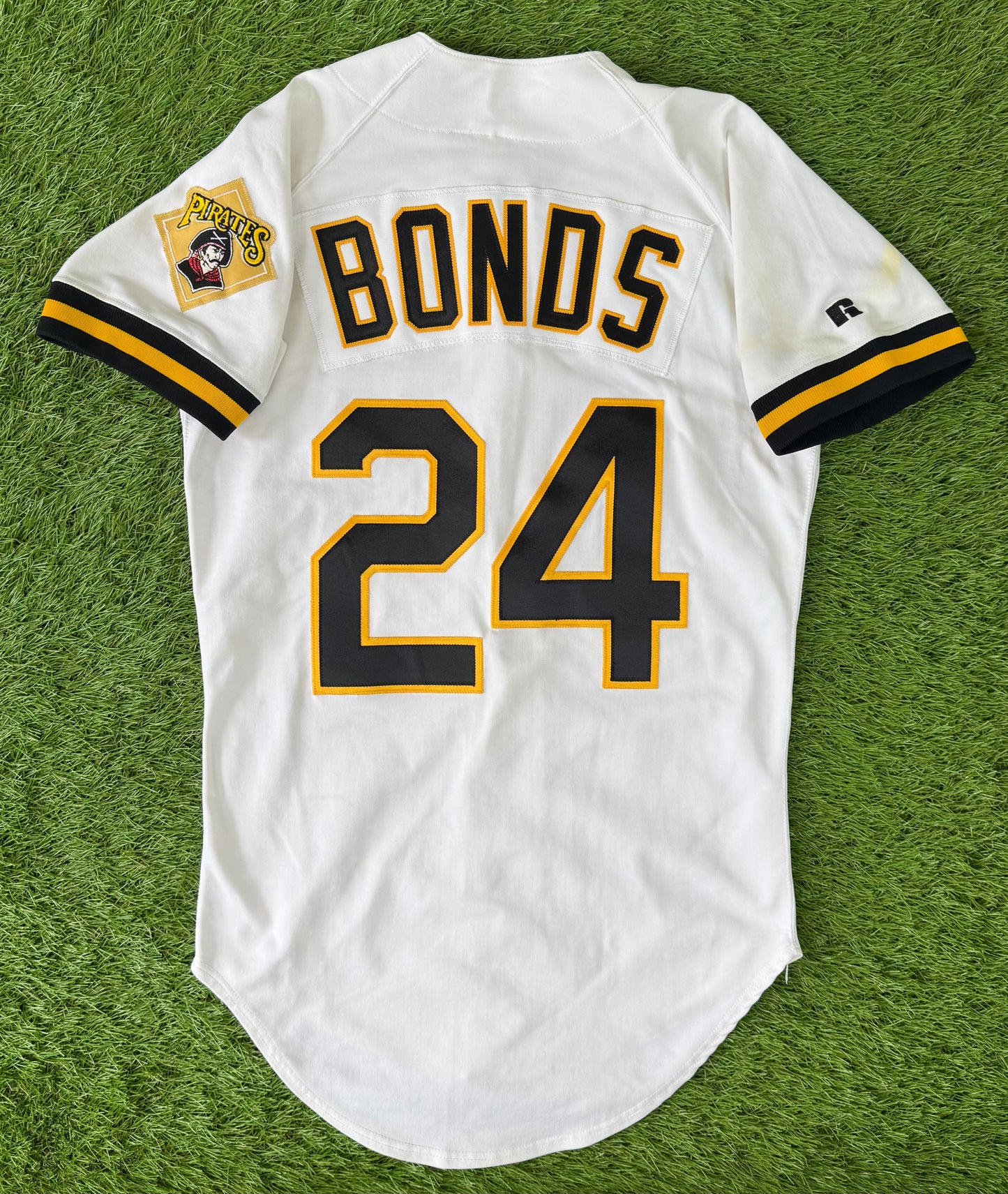 Pittsburgh Pirates Barry Bonds 1992 MLB Baseball Jersey (36/Small)