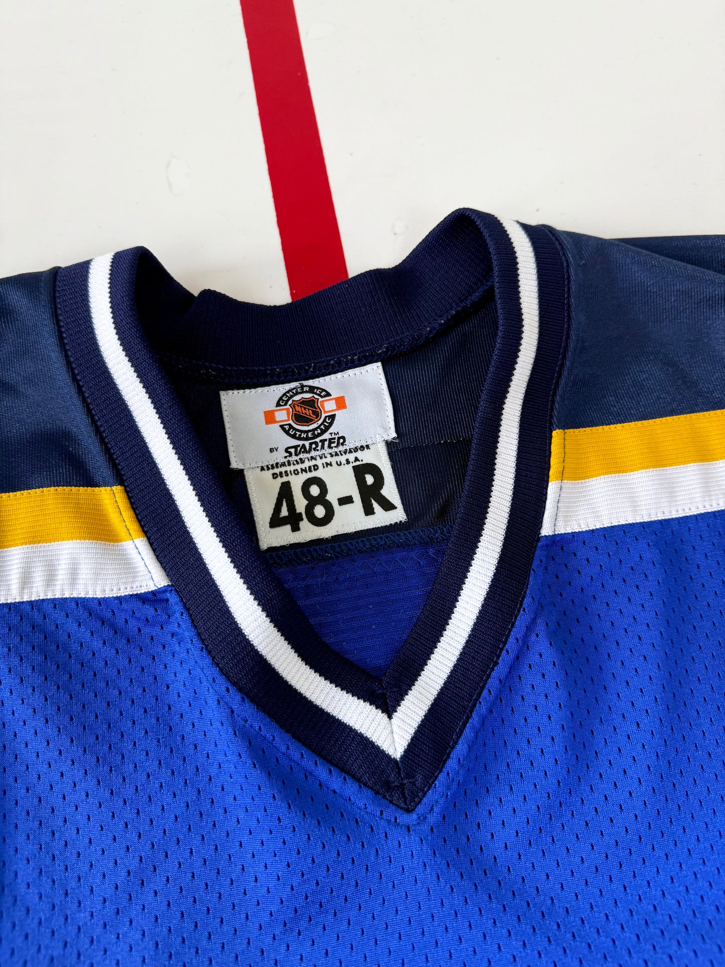 St. Louis Blues Grant Fuhr 1998-1999 NHL Hockey Jersey (48/Large)