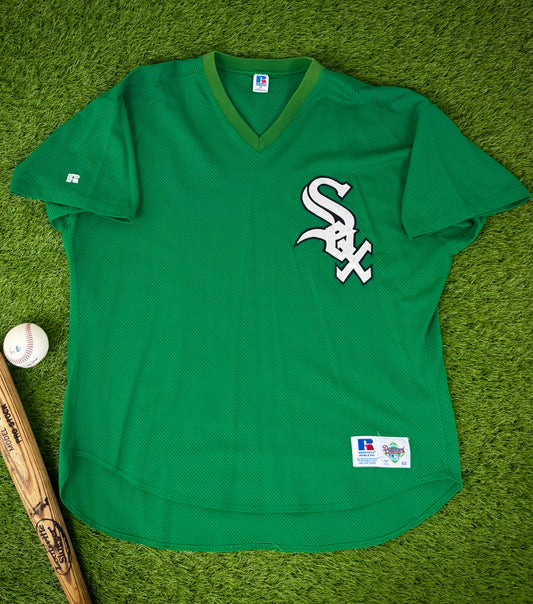 Chicago White Sox Michael Jordan 1994 St. Patrick’s Day MLB Baseball Jersey (52/XXL)