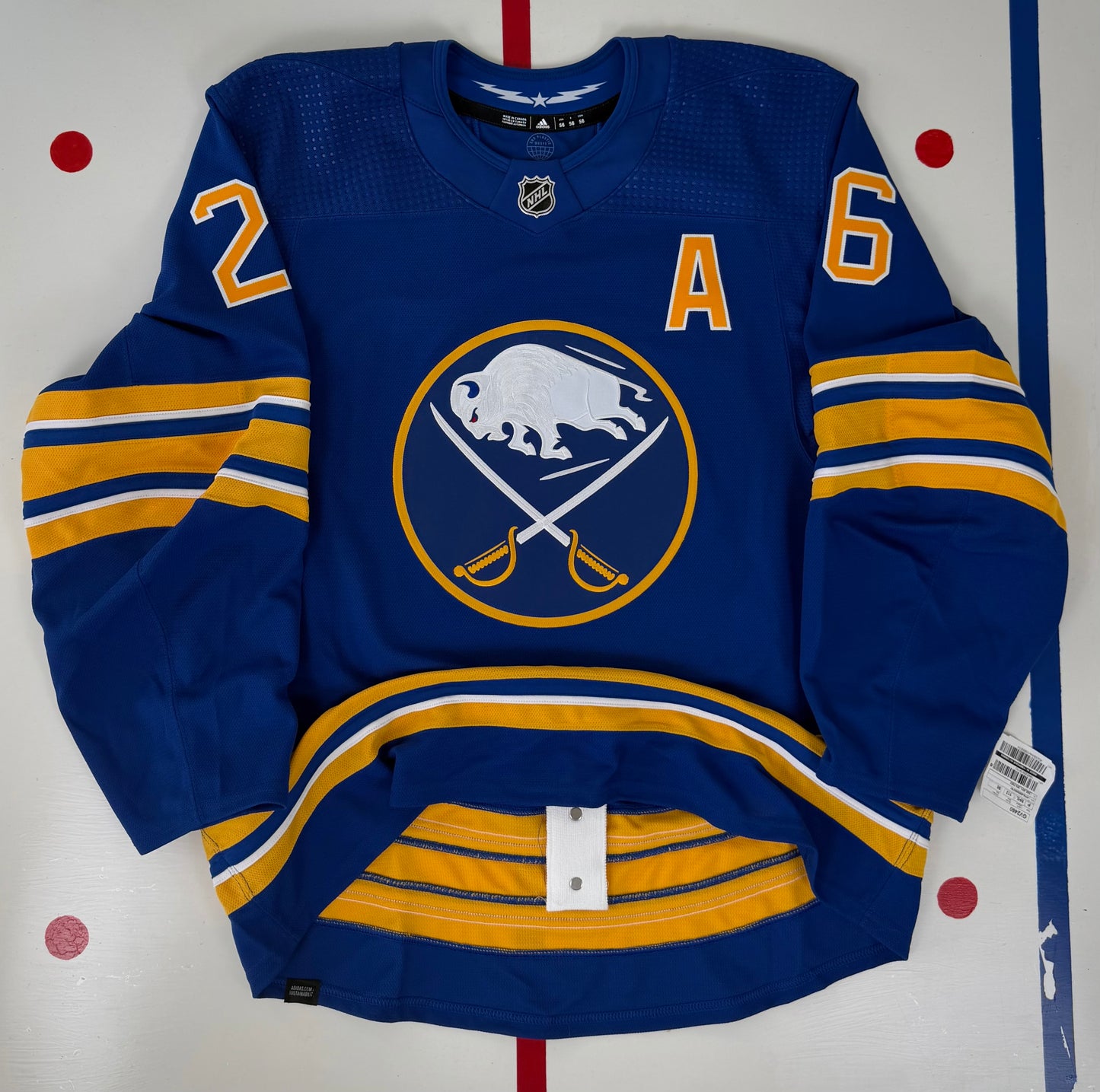Buffalo Sabres Rasmus Dahlin 2022-2023 NHL Hockey Jersey (56/XXL)