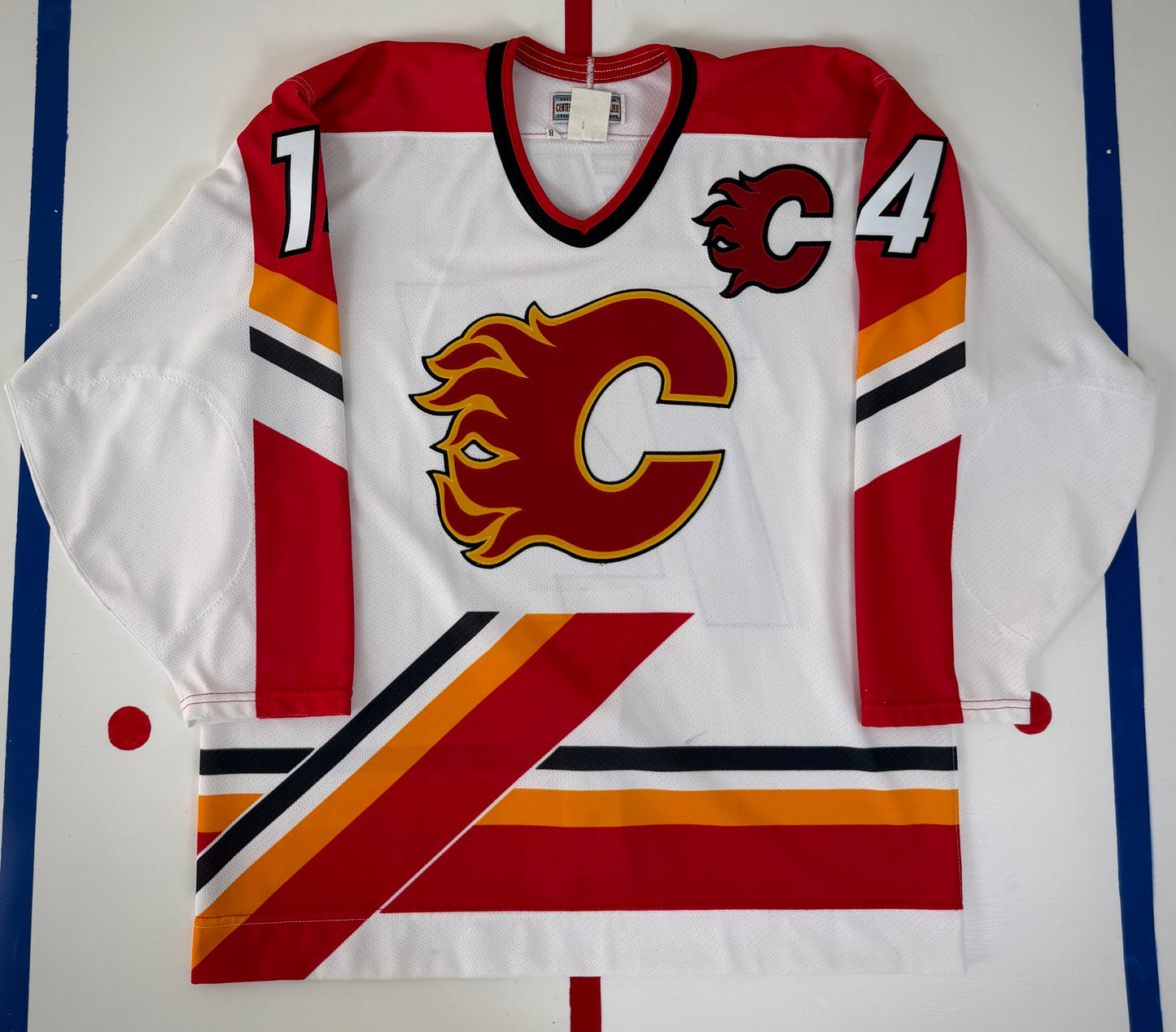 Calgary Flames Theo Fleury 1996-1997 NHL Hockey Jersey (48/Large)