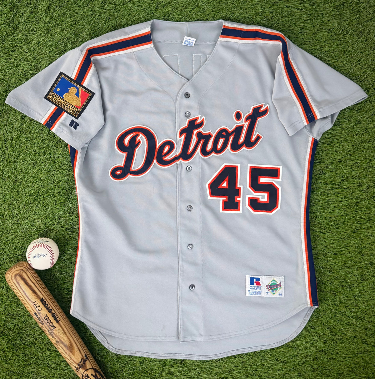 Detroit Tigers Cecil Fielder 1994 MLB Baseball Jersey (48/XL)