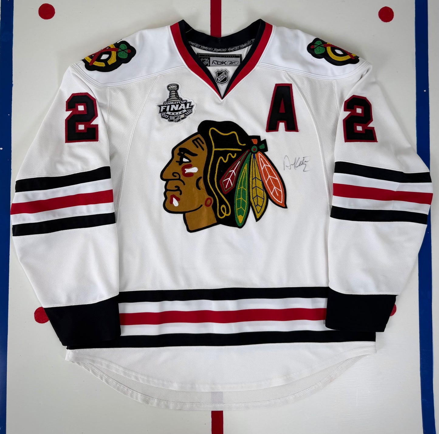 Chicago Blackhawks Duncan Keith 2010 Stanley Cup Finals NHL Hockey Jersey (56/XXL)