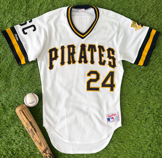 Pittsburgh Pirates Barry Bonds 1988 MLB Baseball Jersey (36/Small)