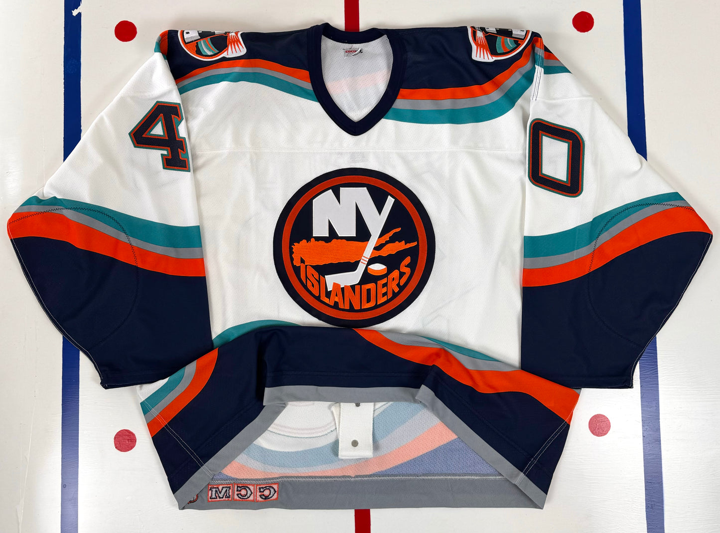 New York Islanders Roberto Luongo 1997 Preseason NHL Hockey Jersey (56G/XXXL)