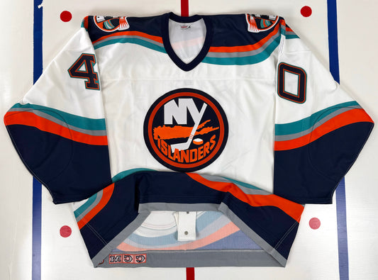 New York Islanders Roberto Luongo 1997 Preseason NHL Hockey Jersey (56G/XXXL)