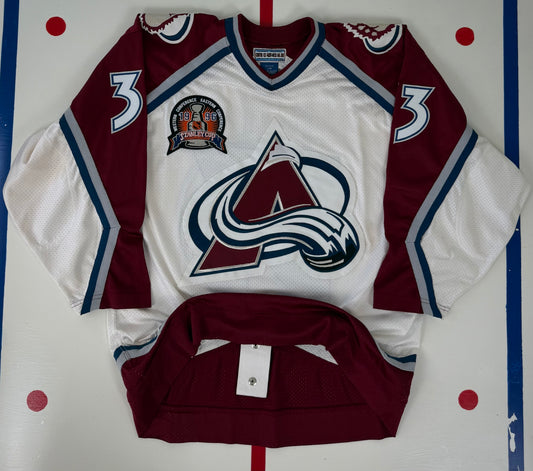 Colorado Avalanche Patrick Roy 1996 Stanley Cup Finals NHL Hockey Jersey (48/Large)