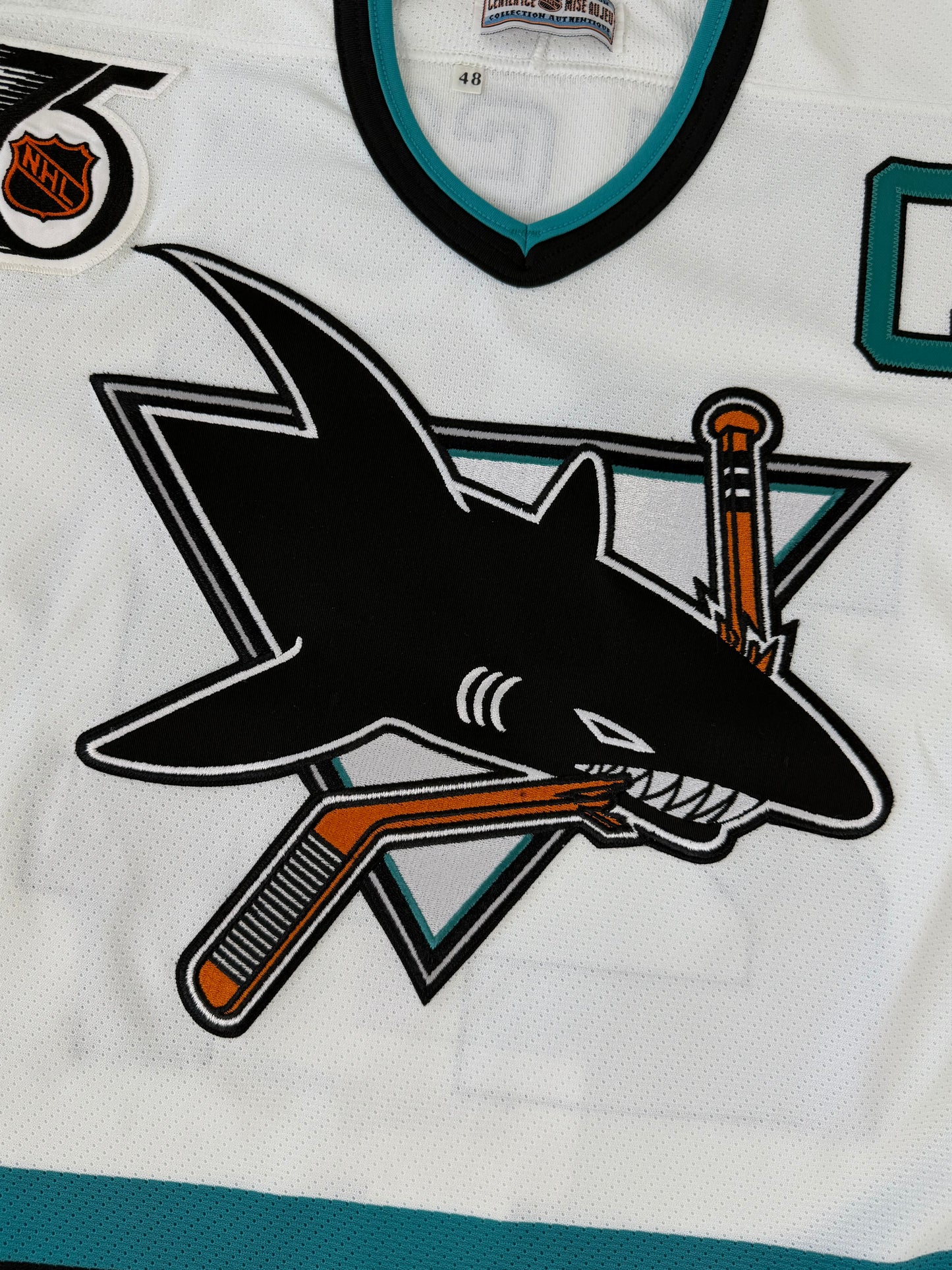 San Jose Sharks Doug Wilson 1991-1992 NHL Hockey Jersey (48/Large)