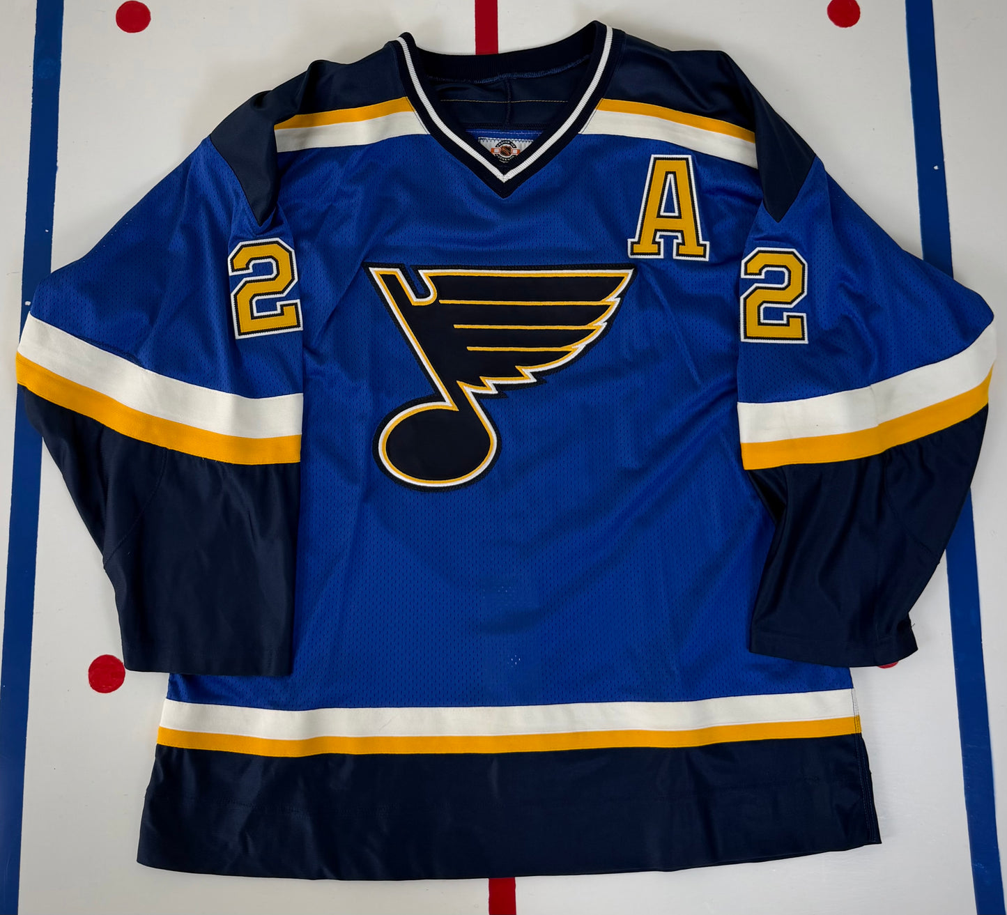 St. Louis Blues Al MacInnis 1998-1999 NHL Hockey Jersey (52/XL)