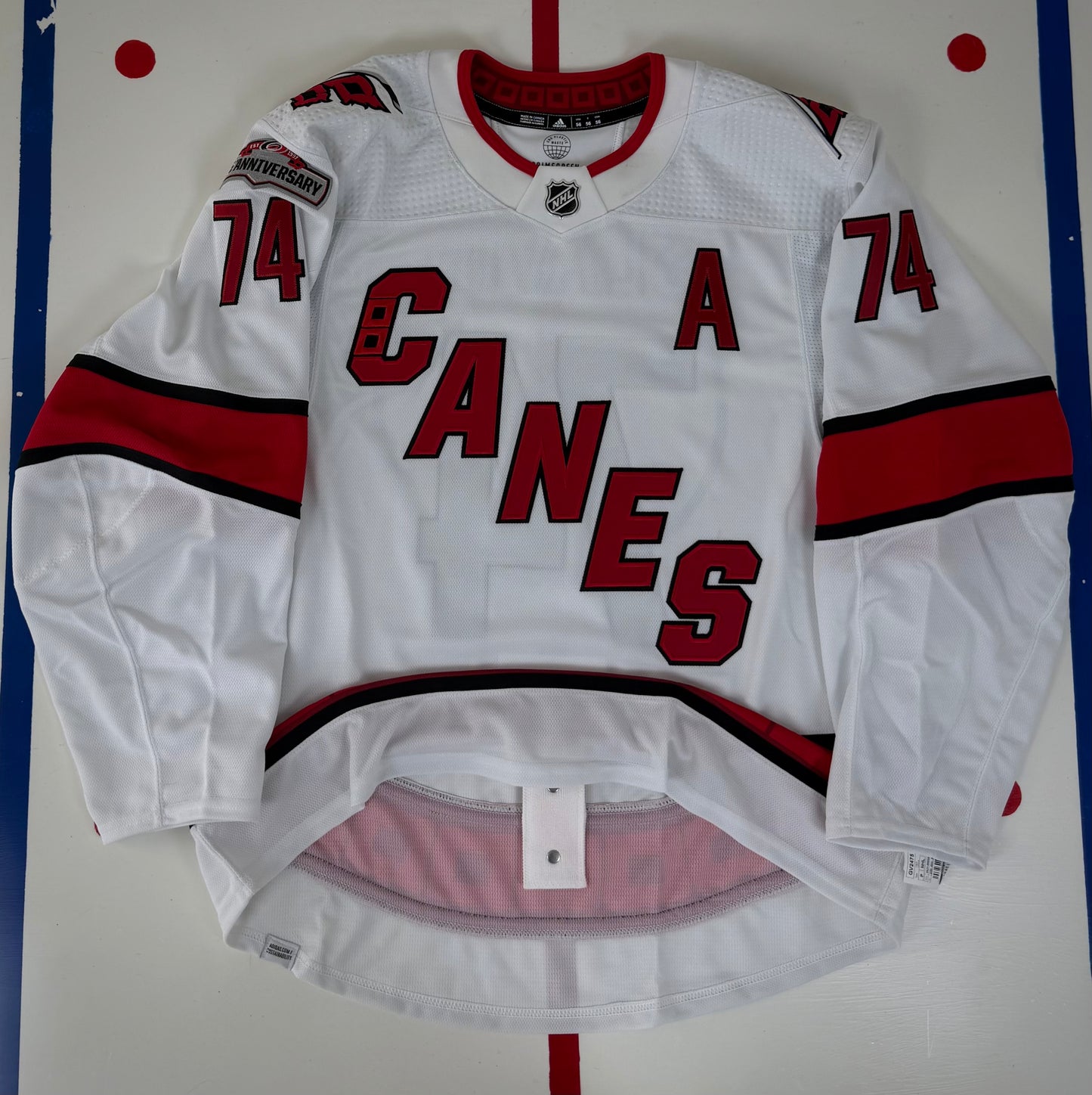 Carolina Hurricanes Jaccob Slavin 2022-2023 NHL Hockey Jersey (56/XXL)