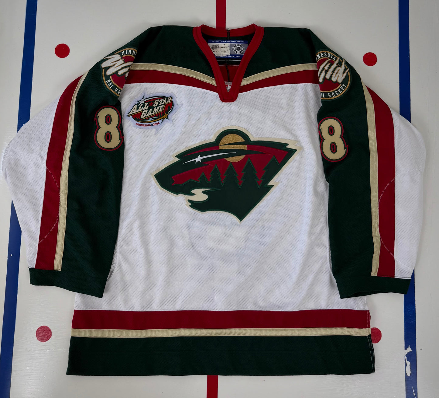 Minnesota Wild Brent Burns 2003-2004 NHL Hockey Jersey (56/XXXL)