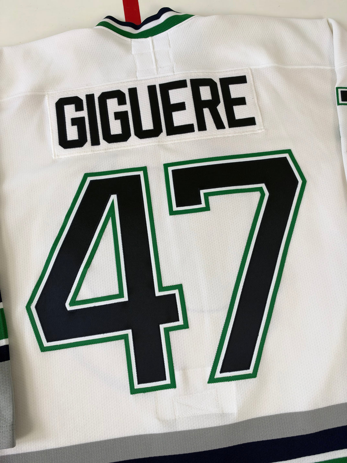 Hartford Whalers Jean-Sebastien Giguere 1996-1997 NHL Hockey Jersey (46/Medium)
