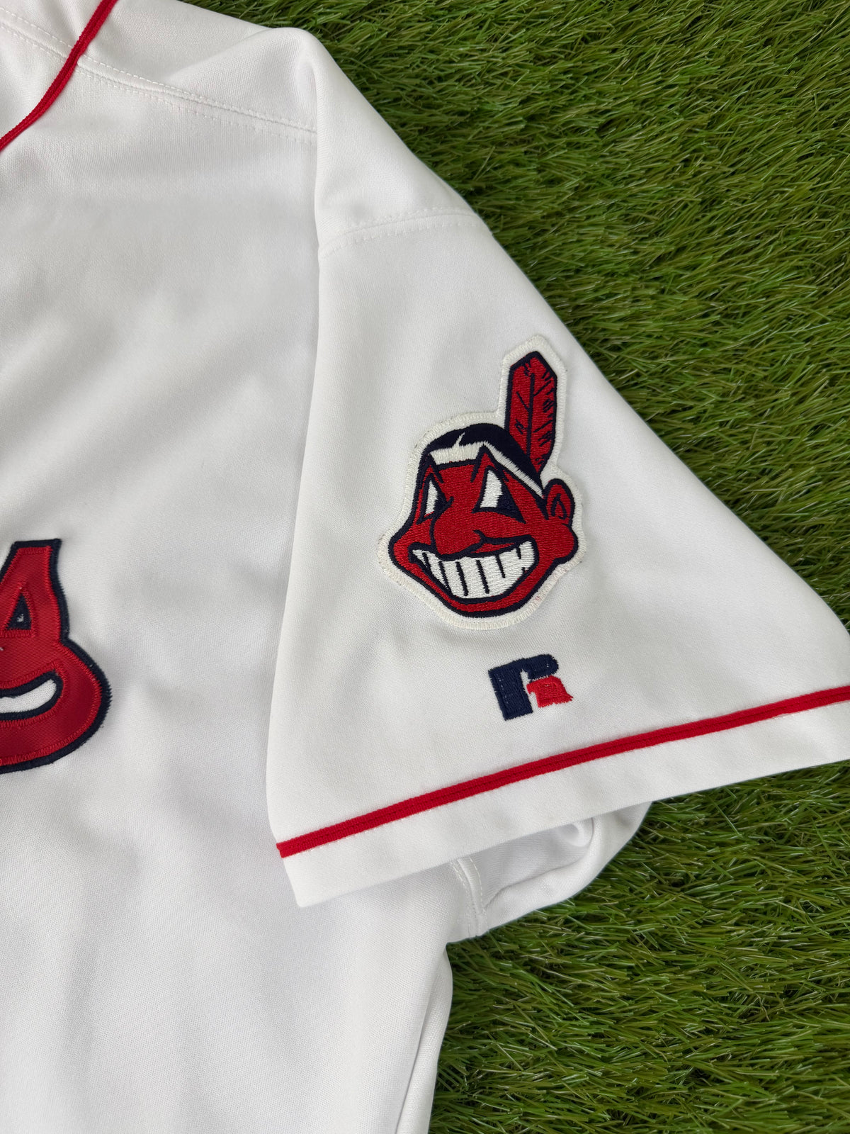 Cleveland Indians Albert Belle 1994 World Series MLB Baseball Jersey (54/XXL)