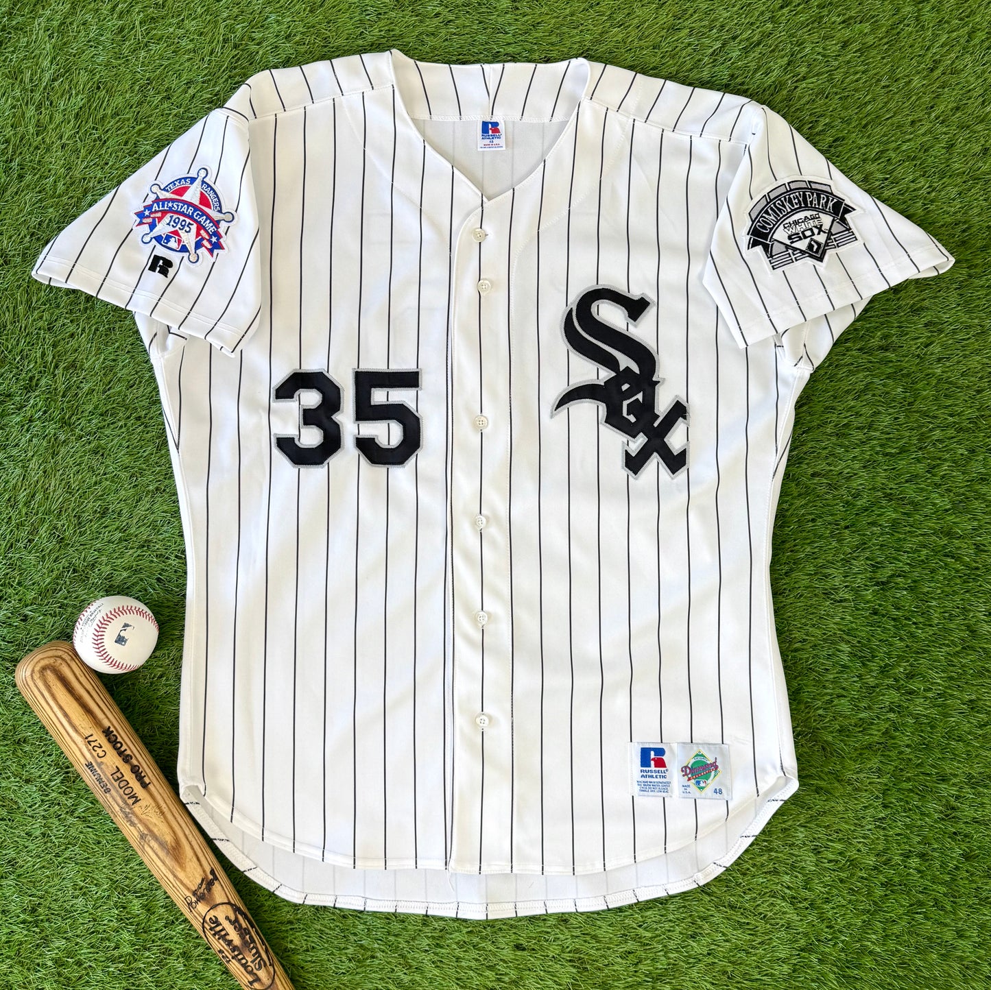 Chicago White Sox Frank Thomas 1995 MLB All-Star Game Baseball Jersey (48/XL)