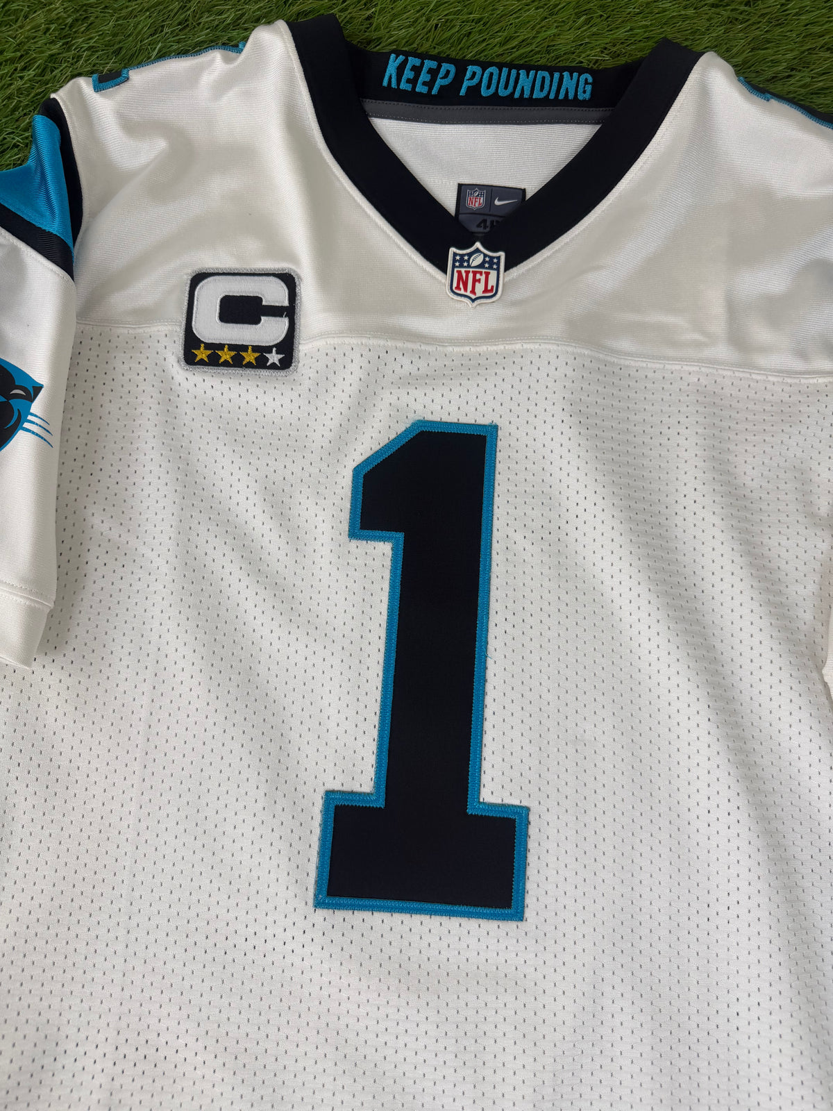 Carolina Panthers Cam Newton 2015 NFL Football Jersey (48/XL)
