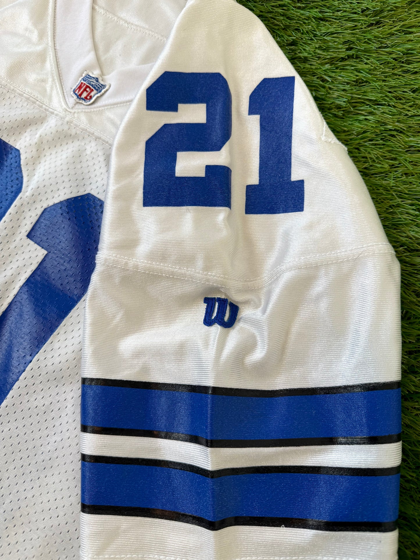 Dallas Cowboys Deion Sanders 1995 NFL Football Jersey (46/Large)