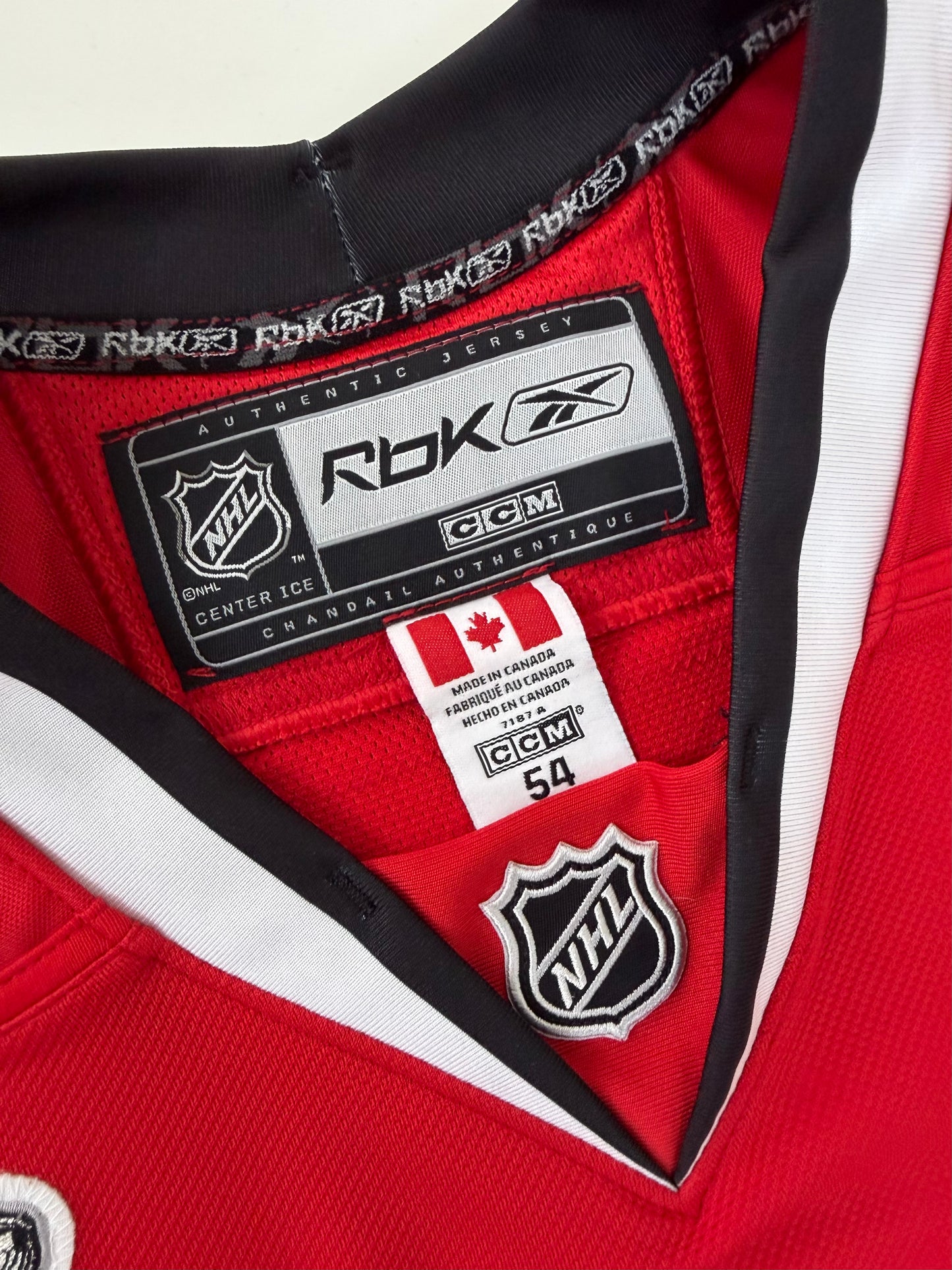 Chicago Blackhawks Marian Hossa 2010 Stanley Cup Finals NHL Hockey Jersey (54/XL)