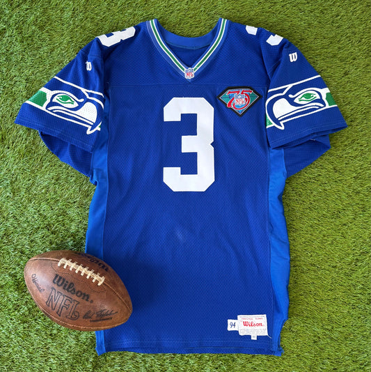 Seattle Seahawks Rick Mirer 1994 NFL Football Jersey (44/Large)