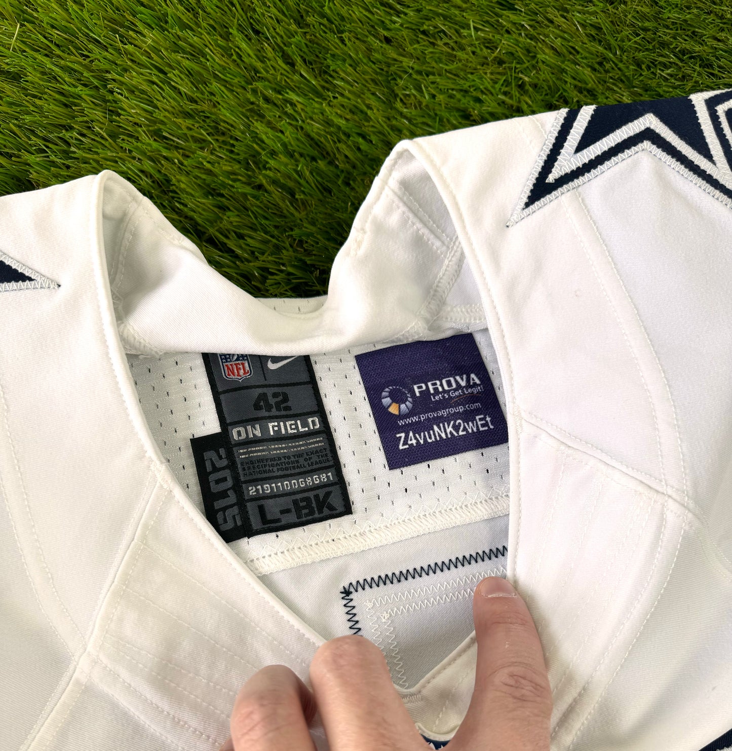Dallas Cowboys 2015 Keith Smith Game Issued Color Rush NFL Football Jersey and Pants (42/Large)