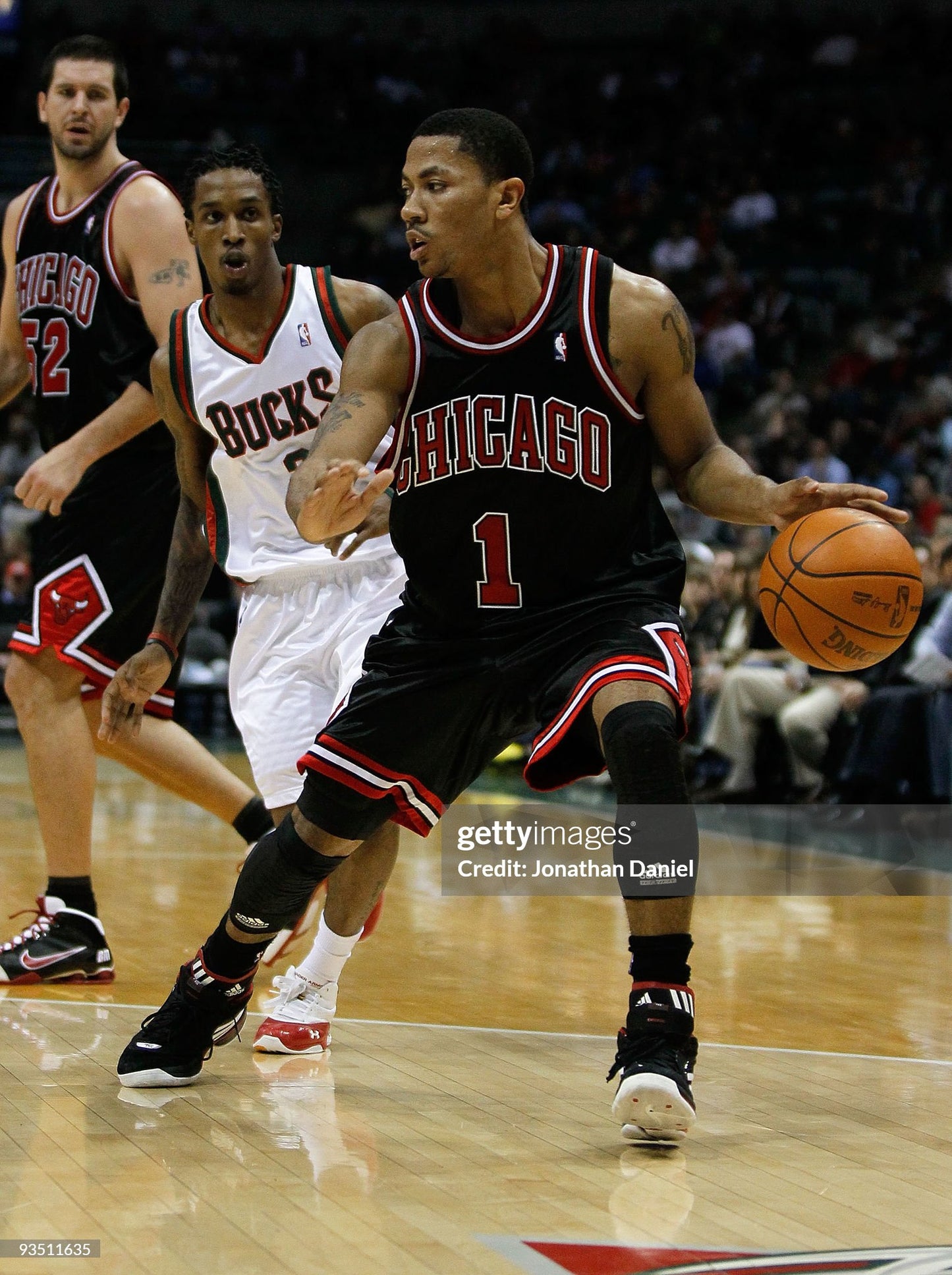 Chicago Bulls Derrick Rose 2009-2010 Alternate NBA Basketball Jersey (54/XXL)
