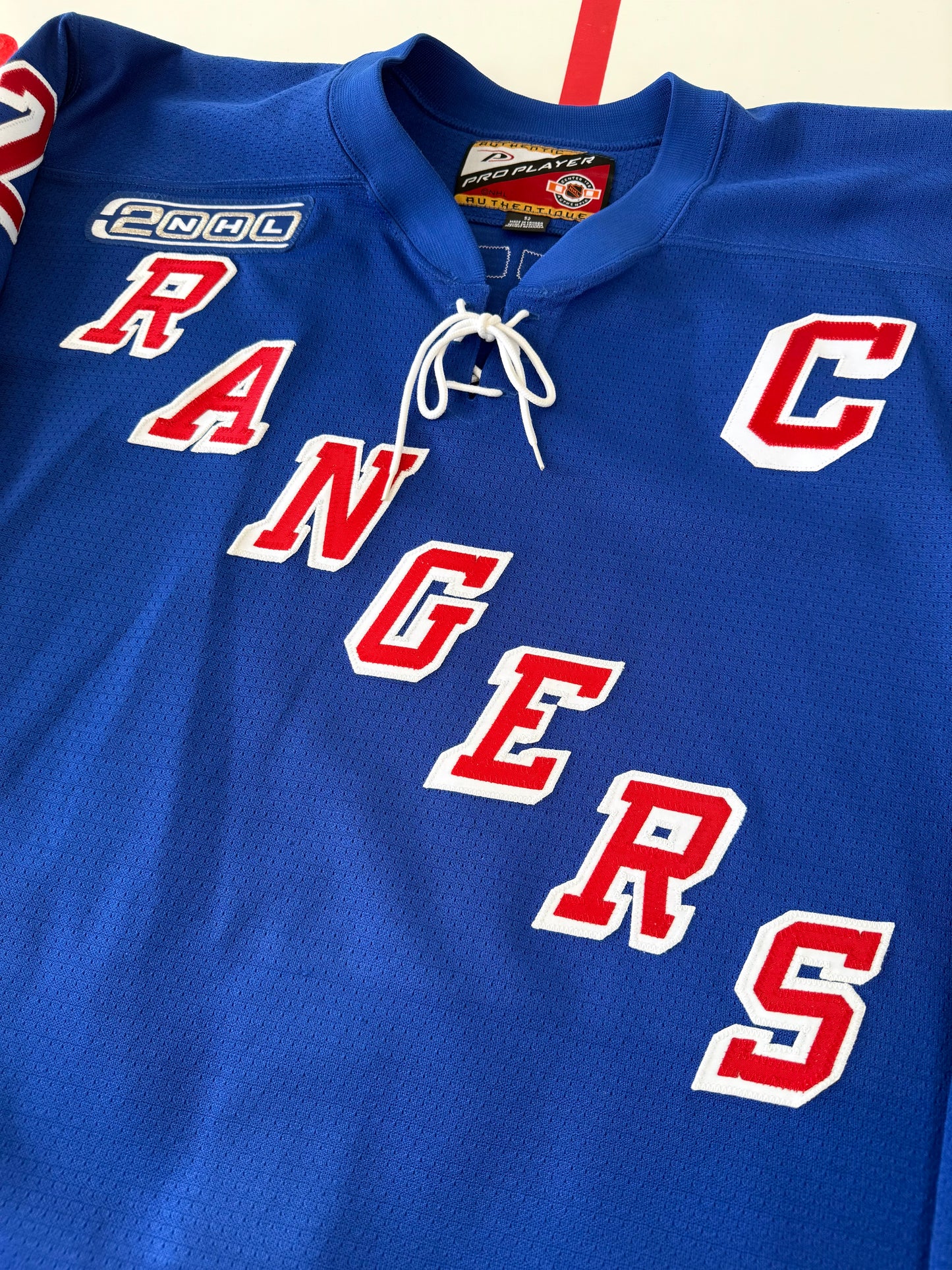 New York Rangers Brian Leetch 1999-2000 NHL Hockey Jersey (52/XL)