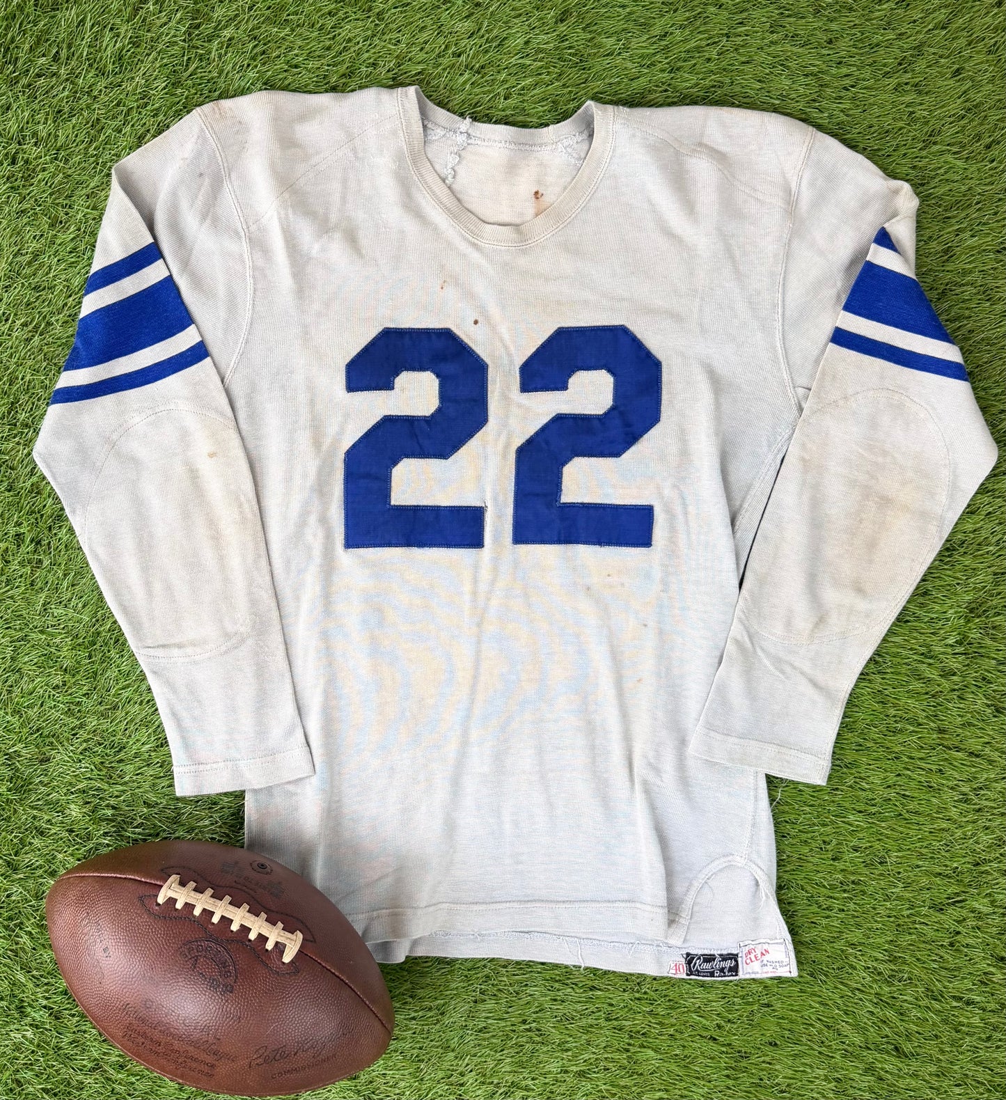 Detroit Lions Bobby Layne 1954 NFL Football Jersey (40/Medium)