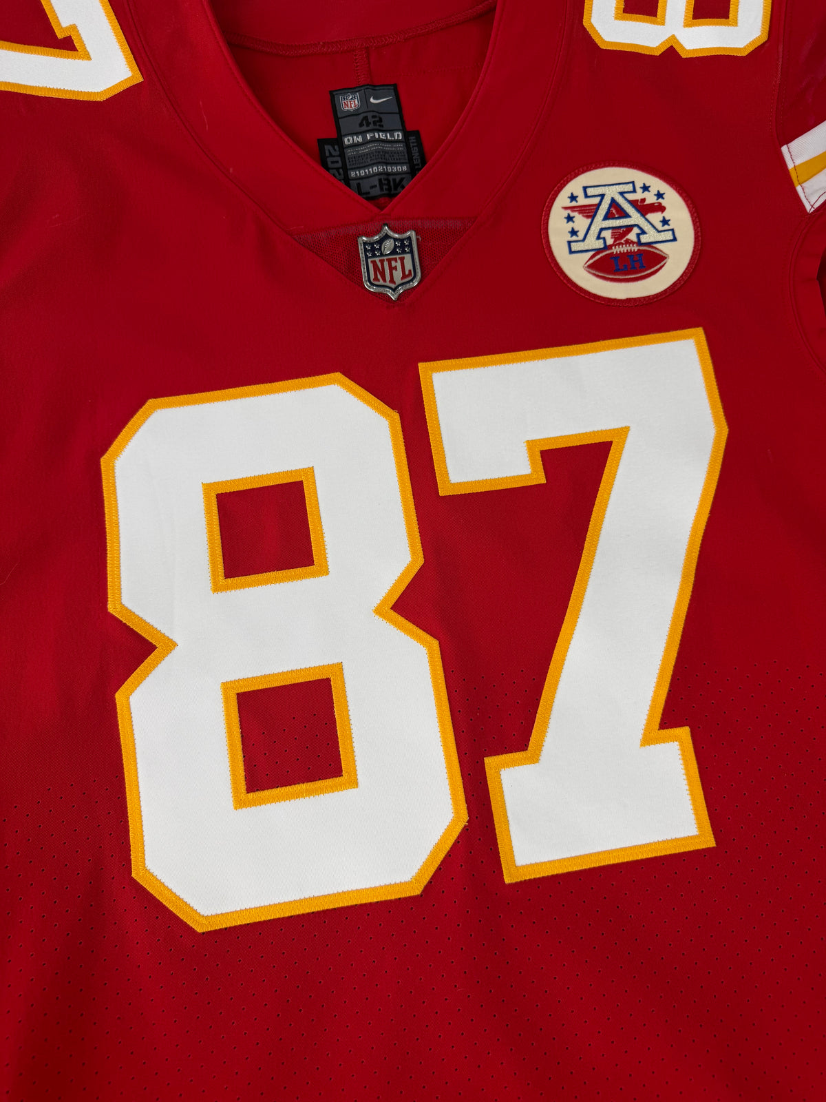 Kansas City Chiefs Travis Kelce 2021 NFL Football Jersey (42/Medium)