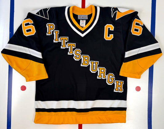 Pittsburgh Penguins 1992-1996 Mario Lemieux NHL Hockey Jersey (48/XL)