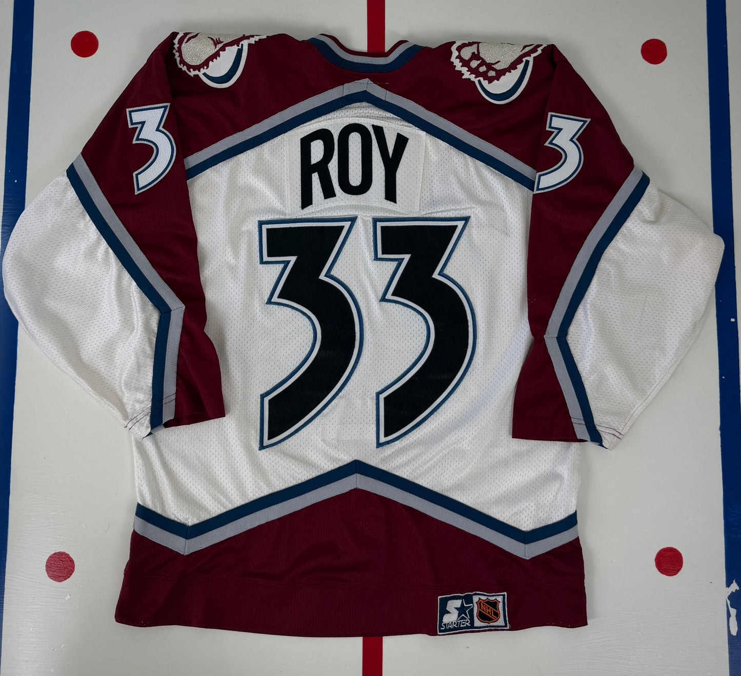 Colorado Avalanche Patrick Roy 1996 Stanley Cup Finals NHL Hockey Jersey (48/Large)