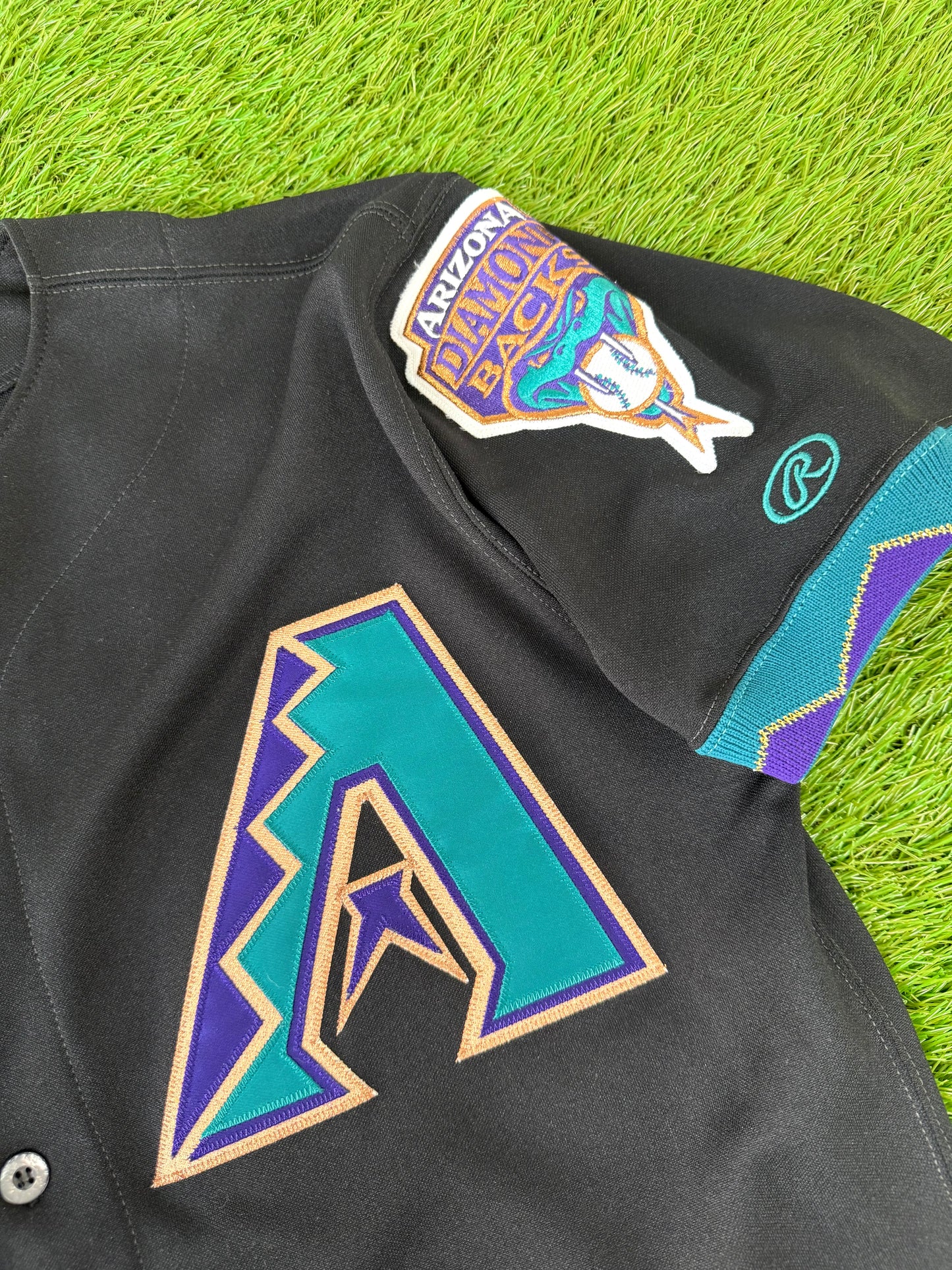 Arizona Diamondbacks Mark Grace 2001 World Series MLB Baseball Jersey (40/Medium)