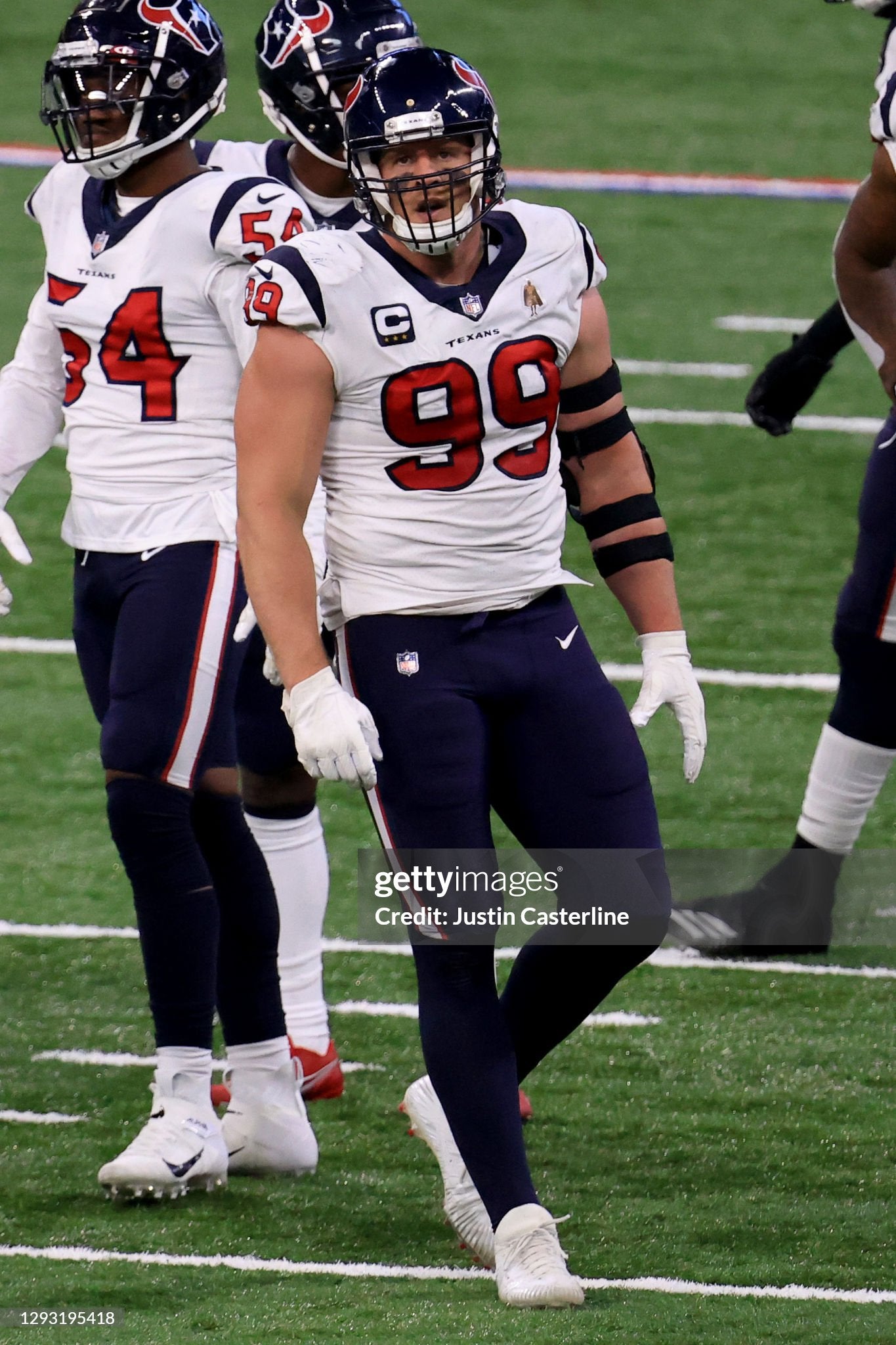 Houston Texans J.J. Watt 2020 Team Issued NFL Football Jersey (48/XL)